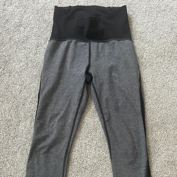 Lululemon Capris Leggings. Grey and Black. - Picture 1 of 2